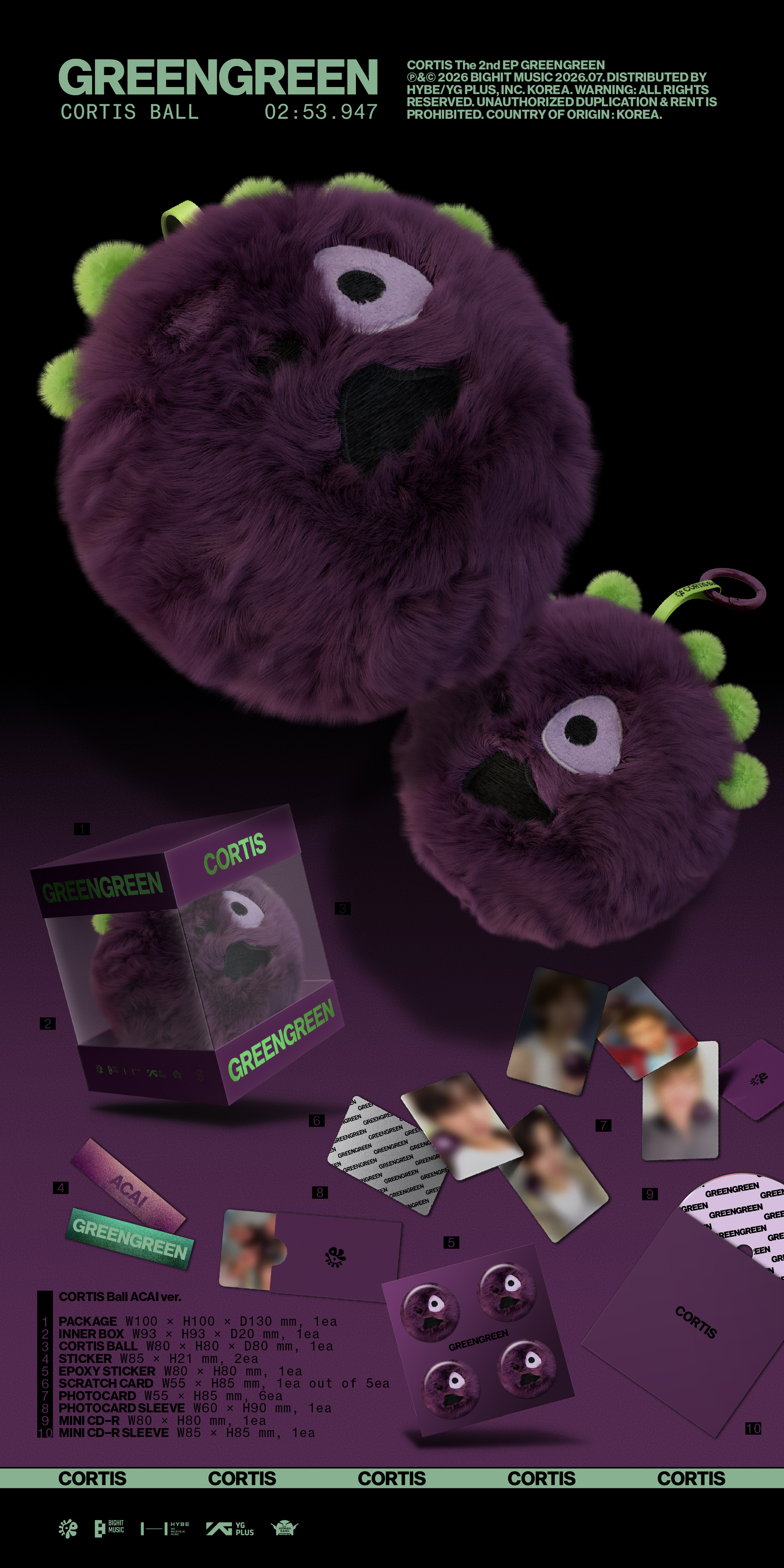 PRE-VENTA] CORTIS - GREENGREEN (CORTIS BALL VER.)
